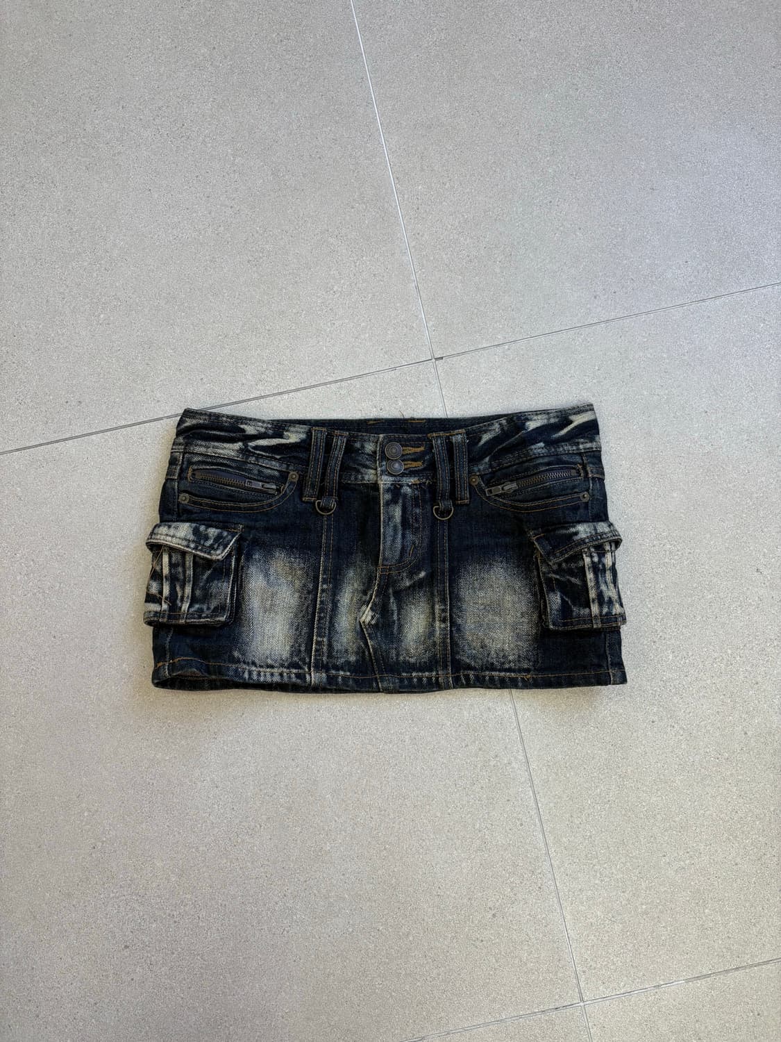 워싱 카고 스커트 상품이미지1