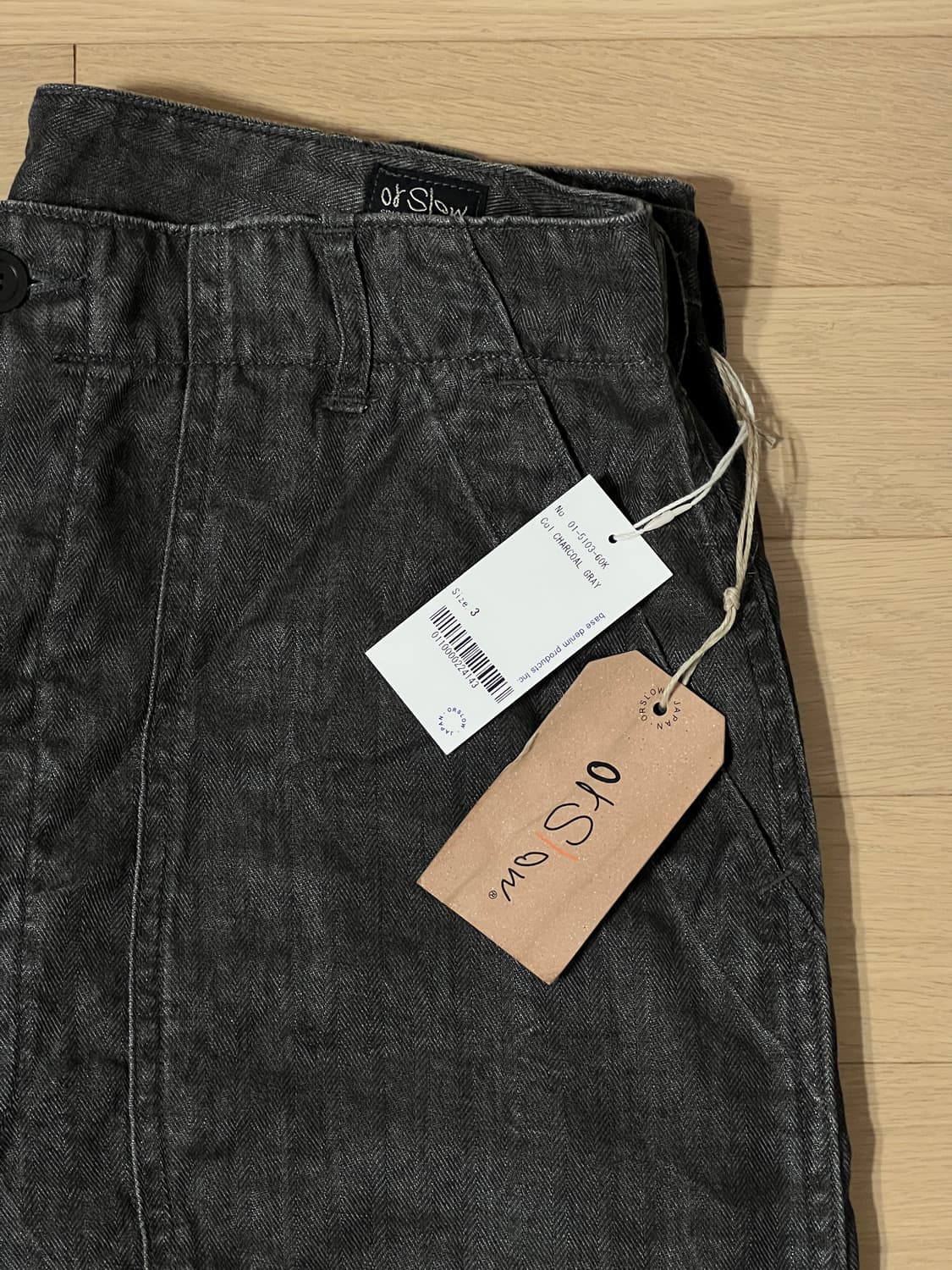 오어슬로우 orSlow SUMI DYED LINEN 썸머 퍼티그 팬츠 상품이미지2