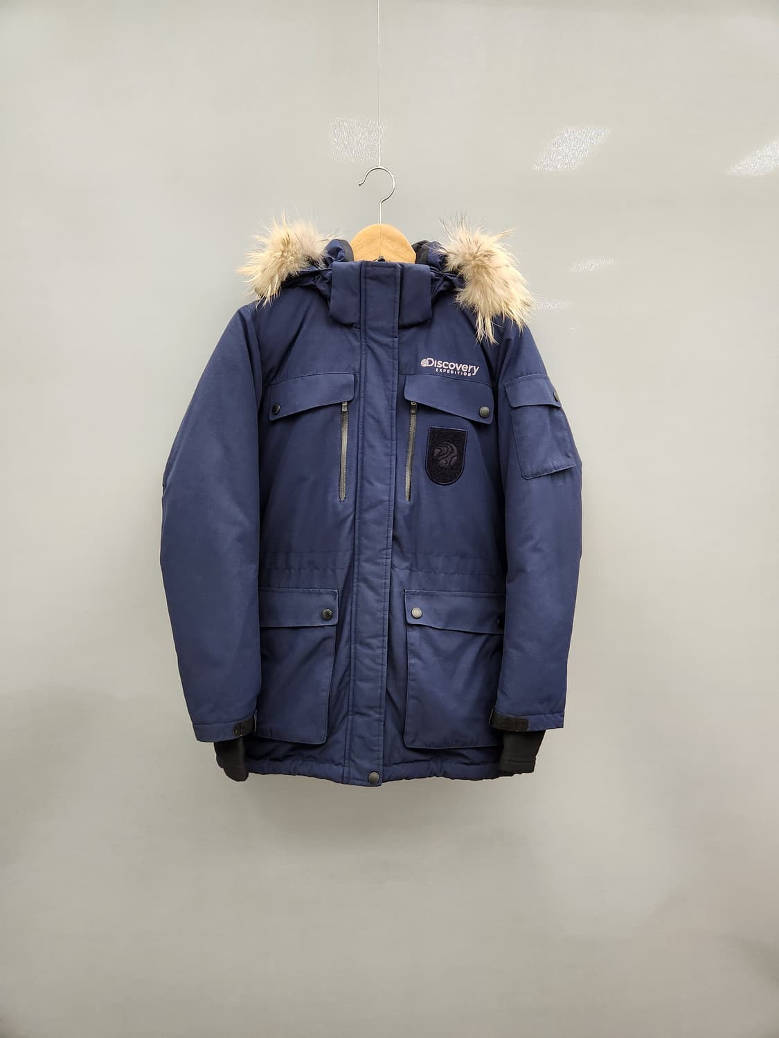 디스커버리 네이비 패딩 점퍼 상품이미지1