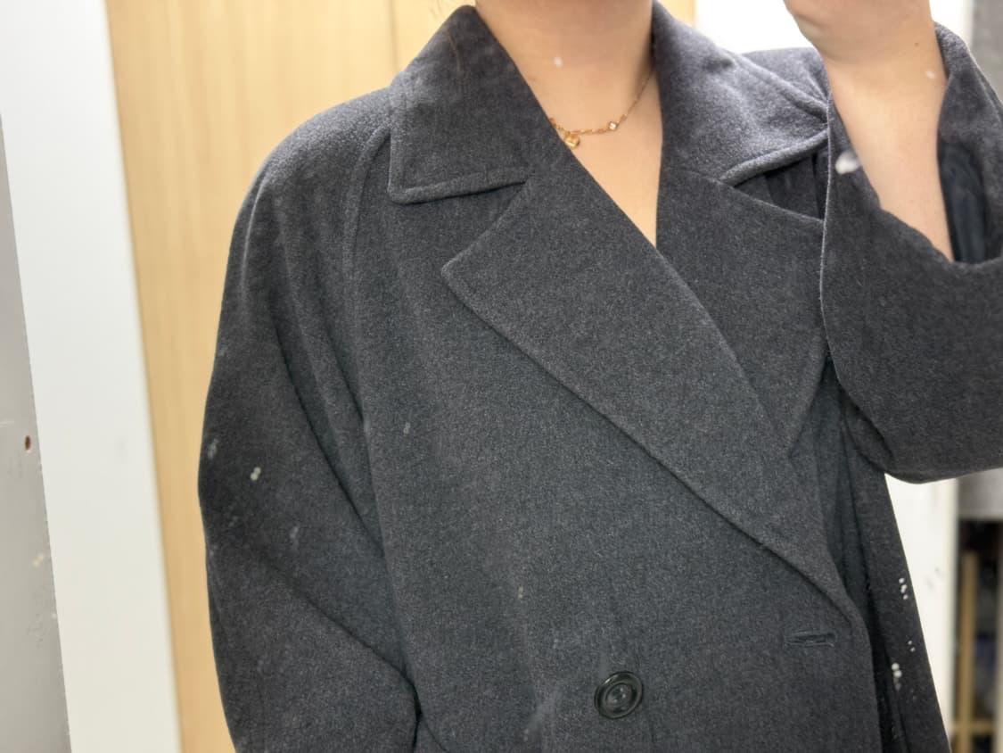 울 100 맥시 롱코트 상품이미지5