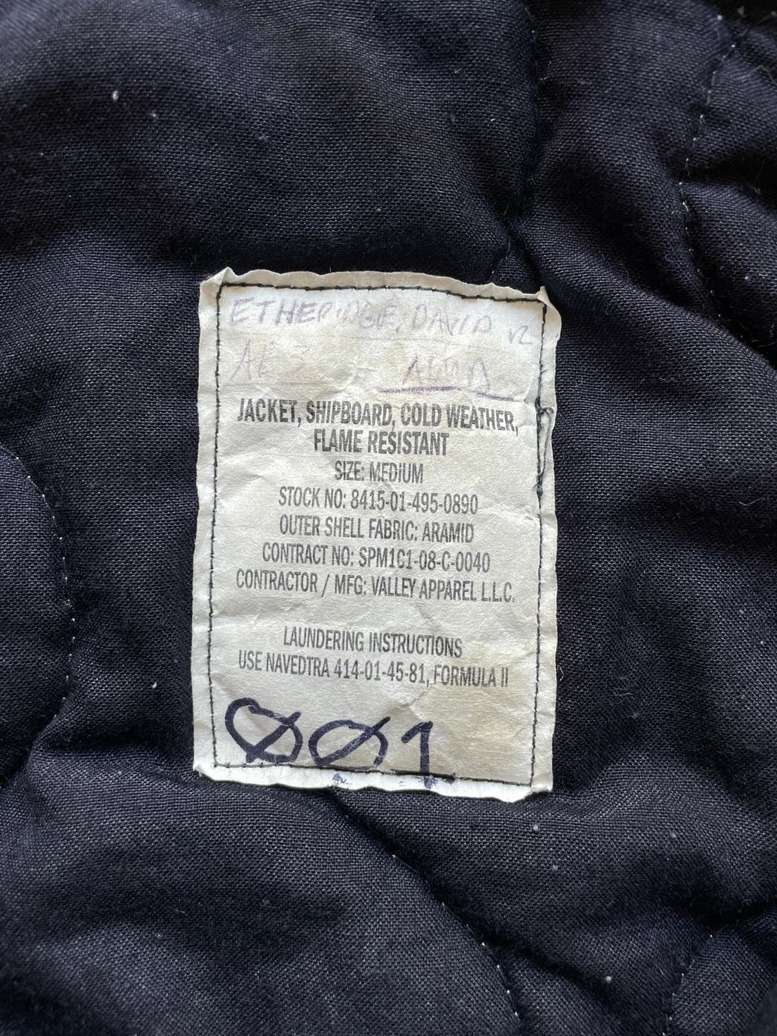 USN 쉽보드 자켓 미 해군 덱자켓 상품이미지3