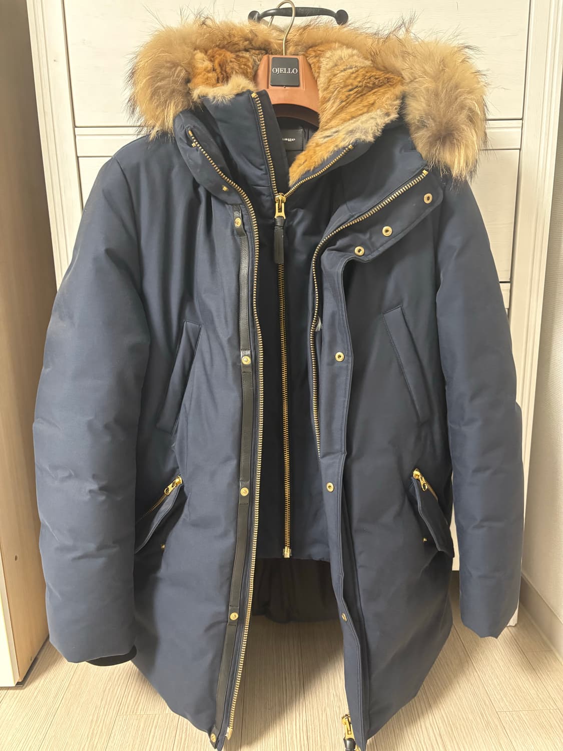 맥케이지 몬트리올 네이비 라쿤 패딩(40사이즈) 상품이미지3