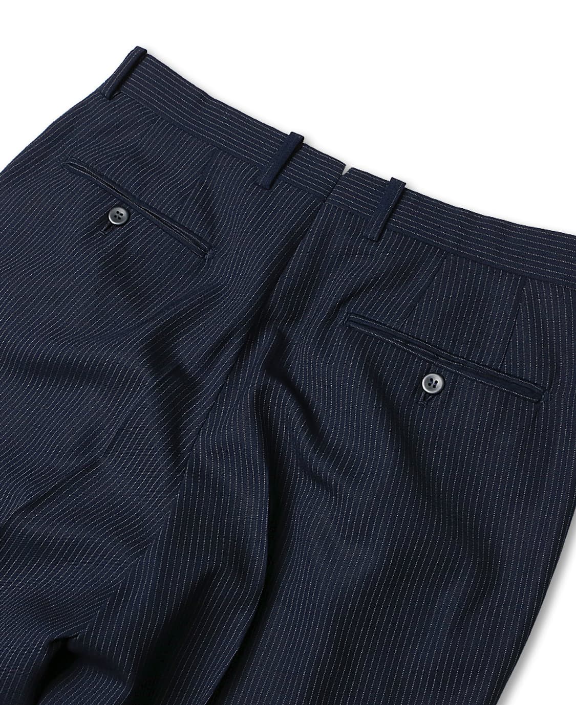 링자켓 [Sartoria Ring] 도티드 스트라이프 네이비 클래식 수트 상품이미지9