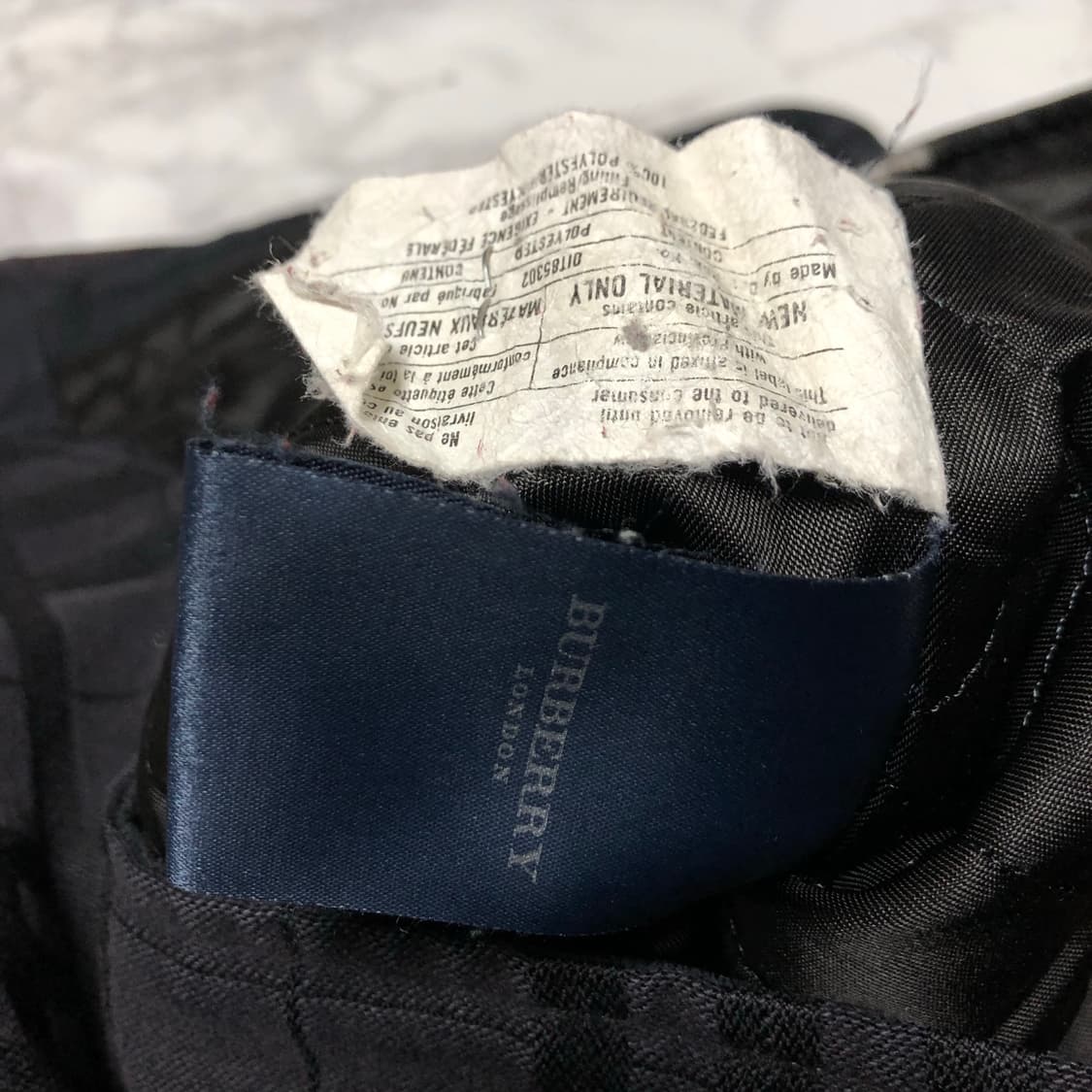 버버리 모직 체크 코듀로이 자켓 남성용 상품이미지5