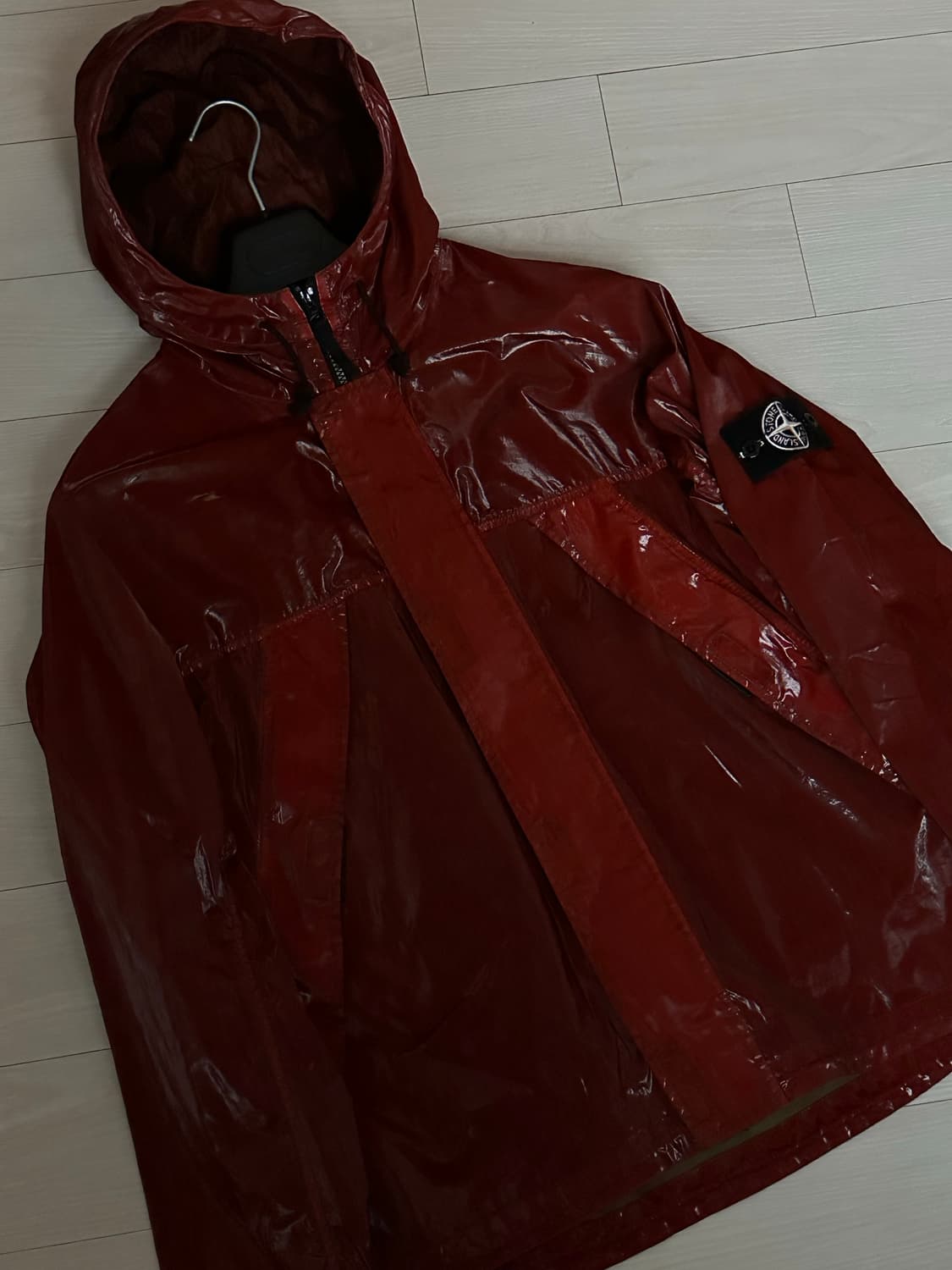 스톤아일랜드 프리즈마틱 후드 자켓 L(100-105) 국내판 상품이미지4