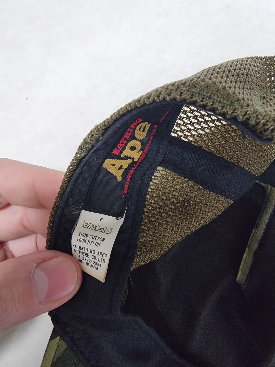 베이프 카모 스냅백  상품이미지3