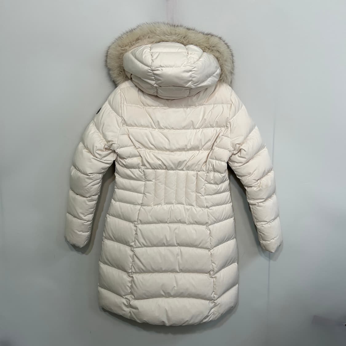 코오롱 여성 구스다운 롱패딩 95 아이보리 상품이미지3