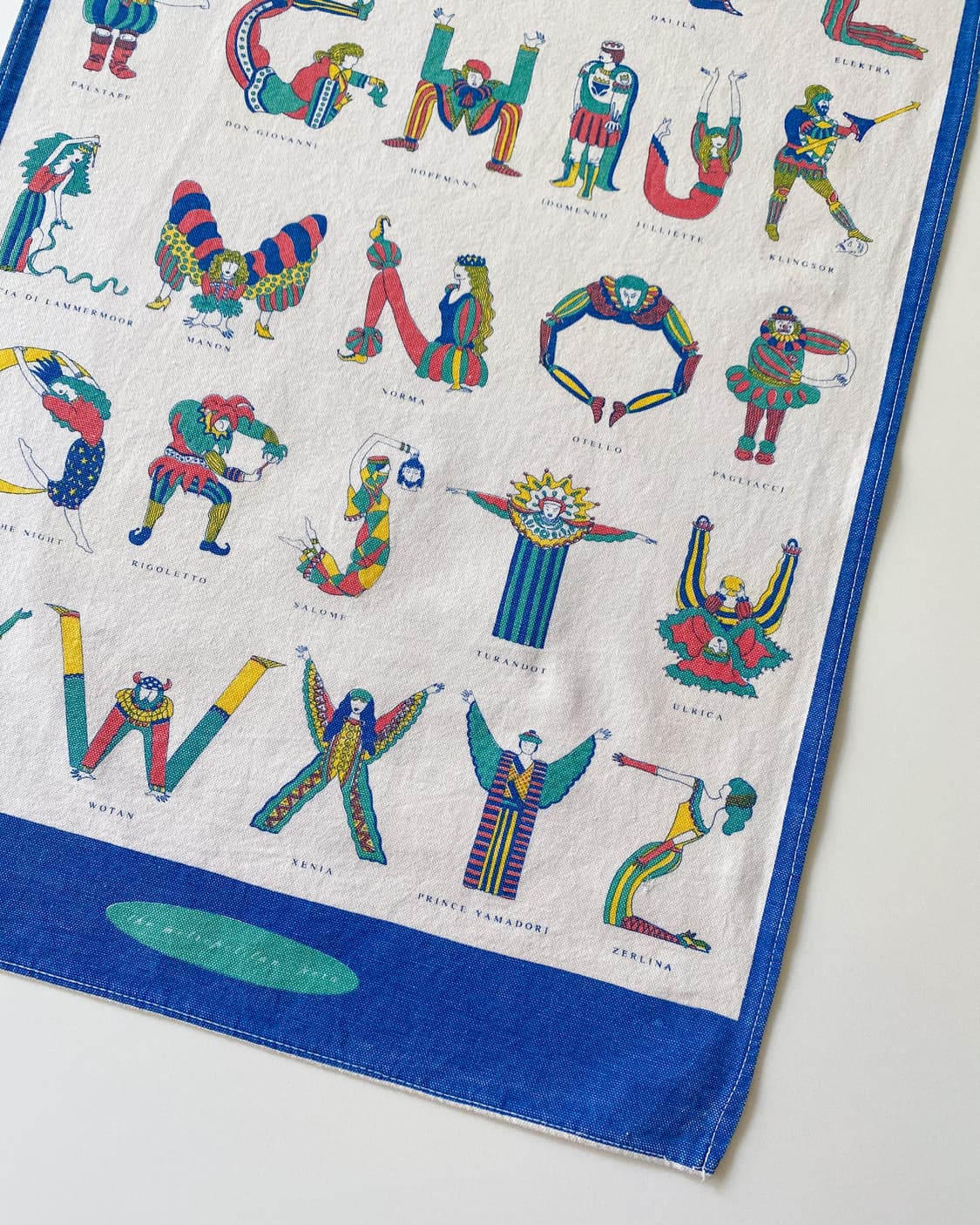 유럽 빈티지 패브릭 (Alphabet) 상품이미지5
