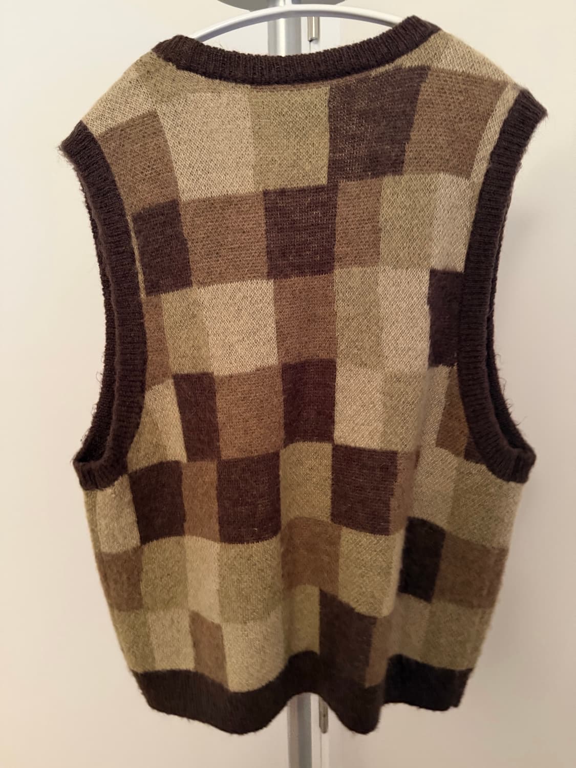 (S) 스투시 워블리 체크 베스트 상품이미지3