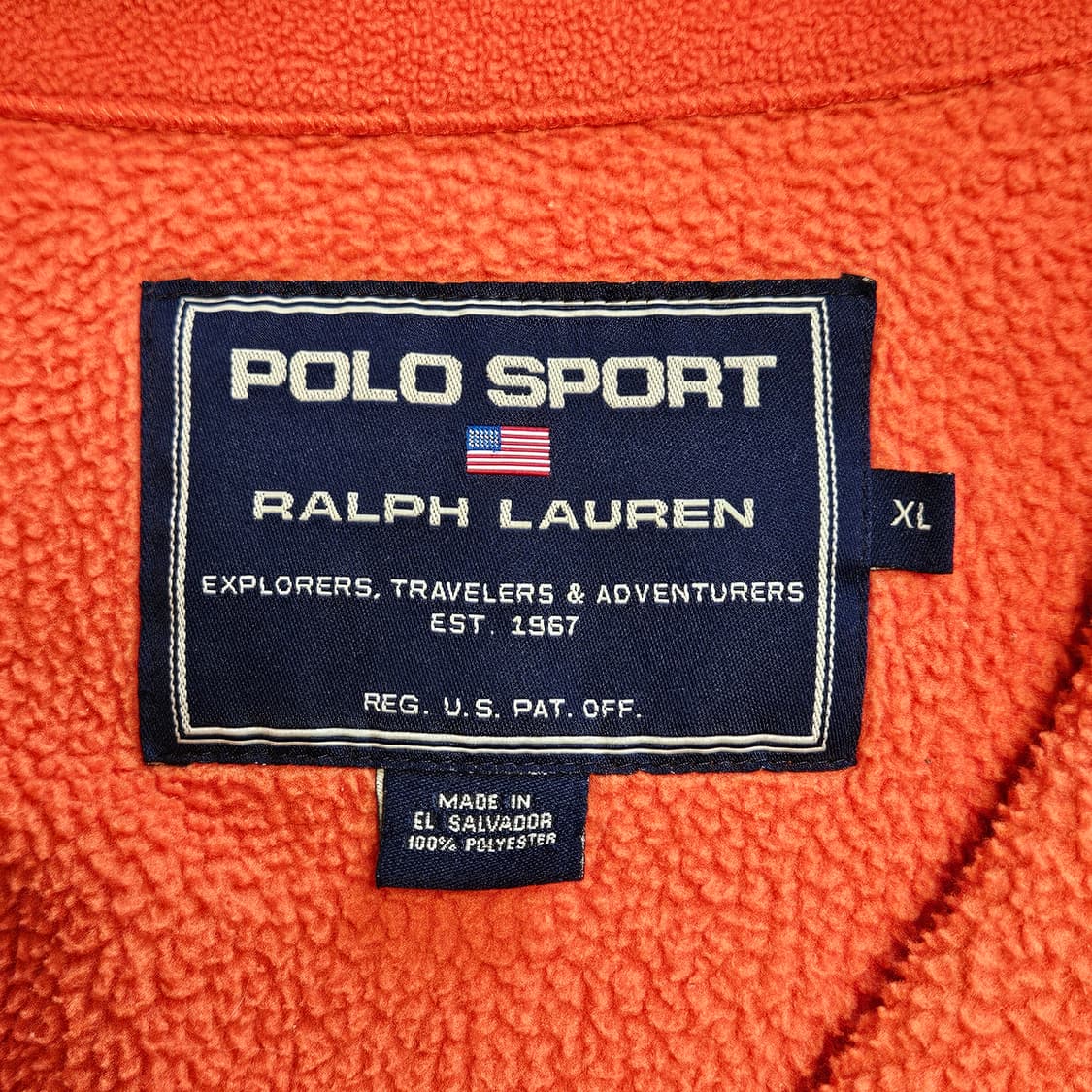 90s 폴로 스포츠 플리스 아노락 상품이미지4