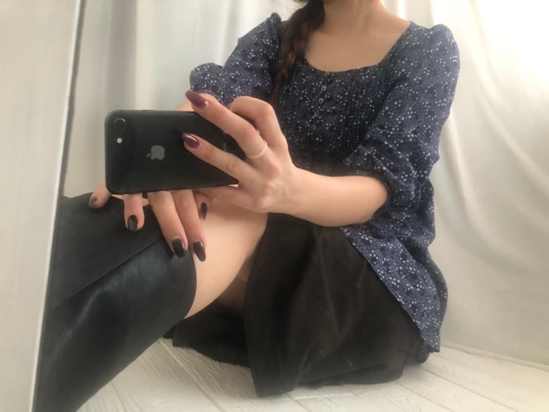 706. navy garden blouse 상품이미지1