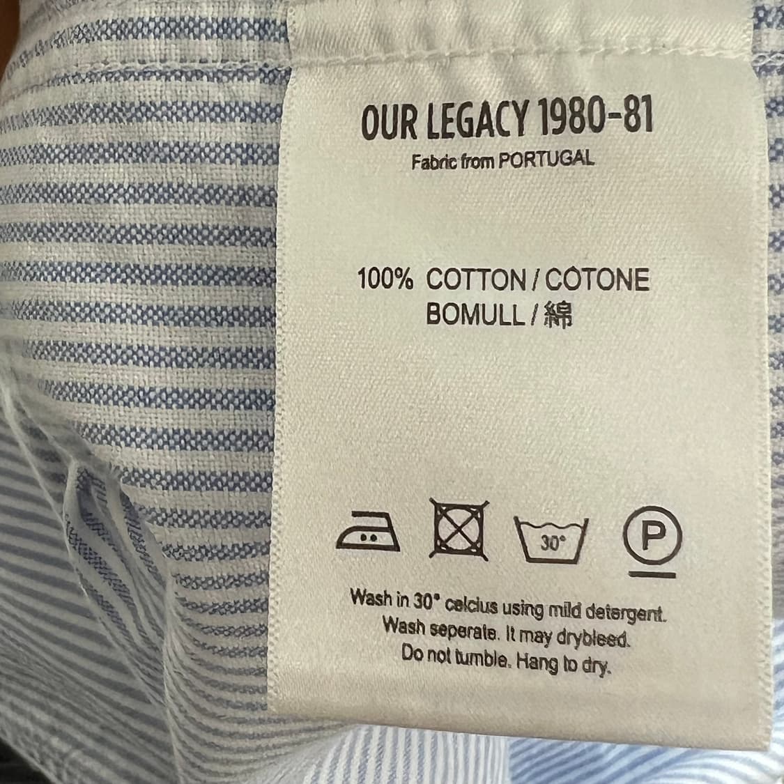 Our Legacy 1980-81 Stripe Shir 상품이미지6