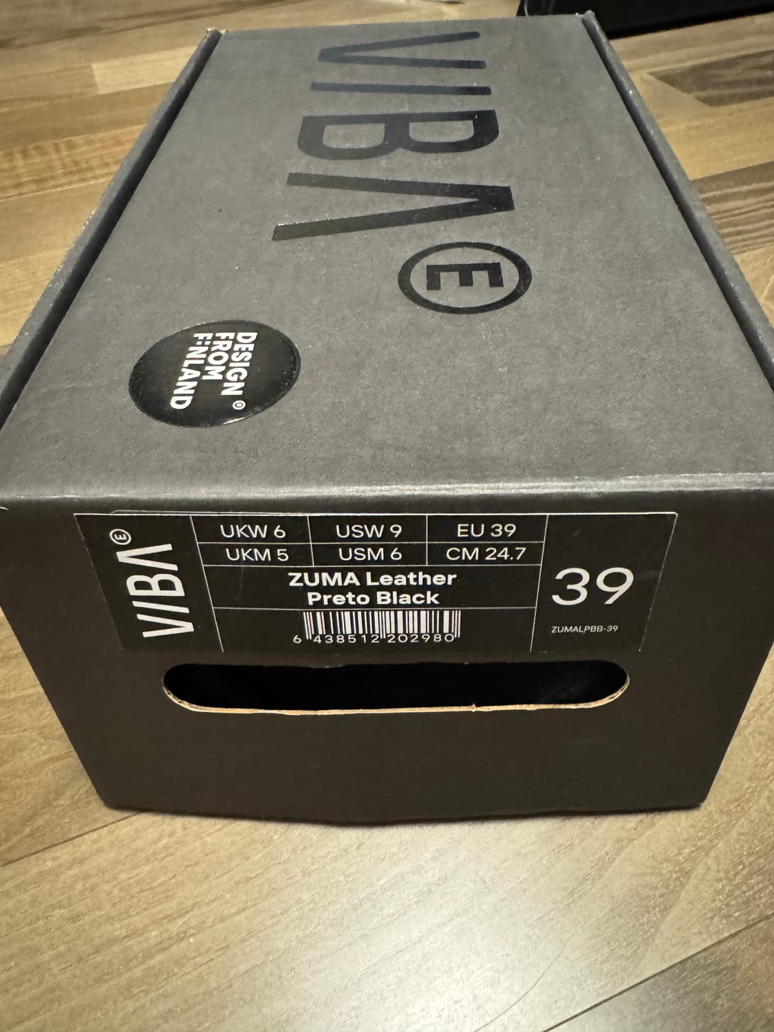 VIBAe ZUMA LEATHER black 39 상품이미지5