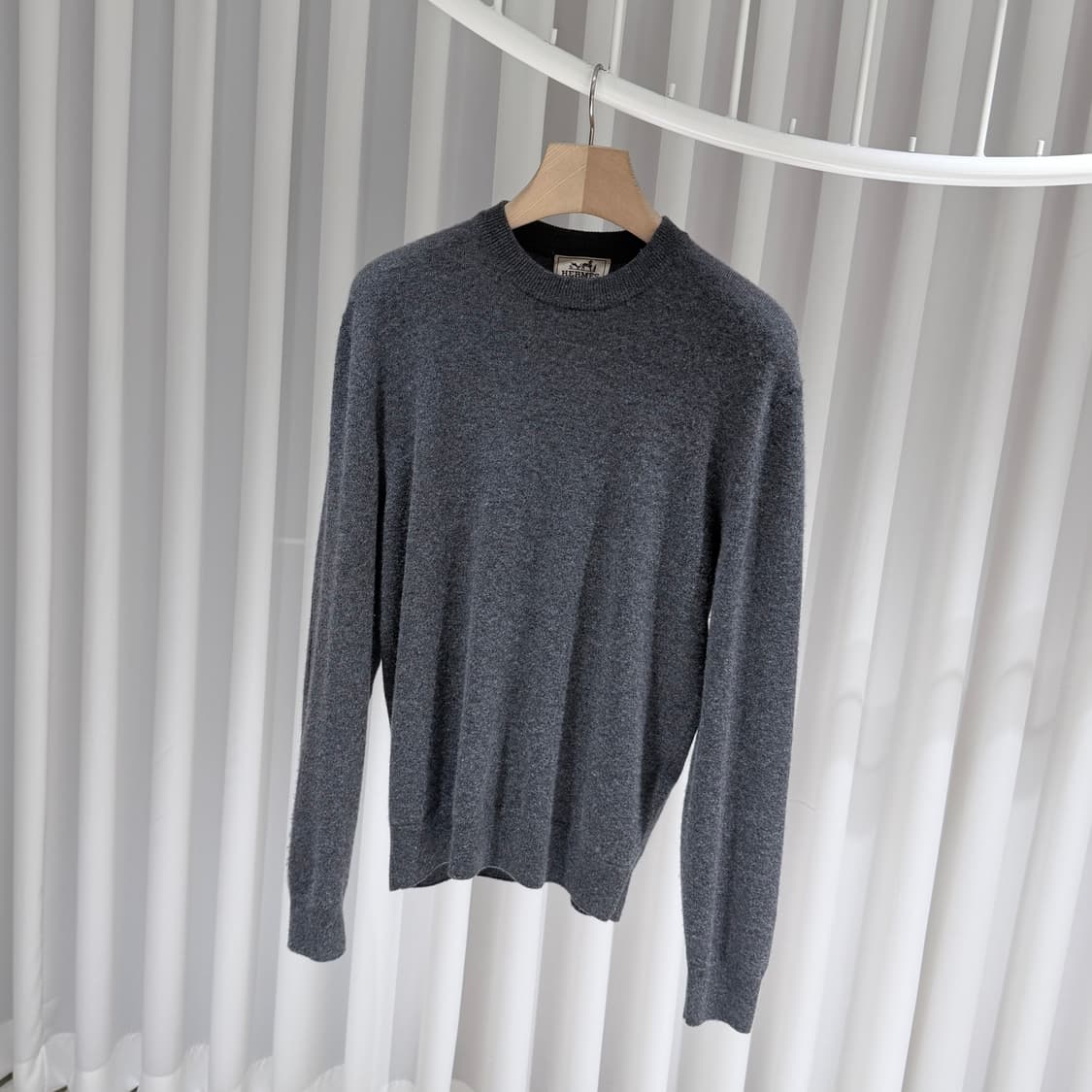 (A+/S) / 에르메스 상달 캐시미어 니트 스웨터 그레이 상품이미지3