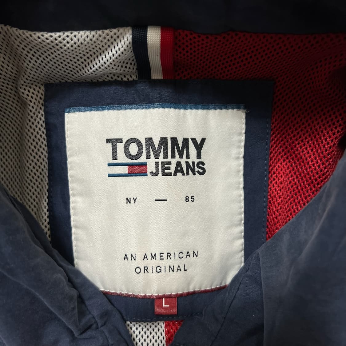 타미힐피거 미니 로고 롱 바람막이 자켓 L/100  상품이미지5