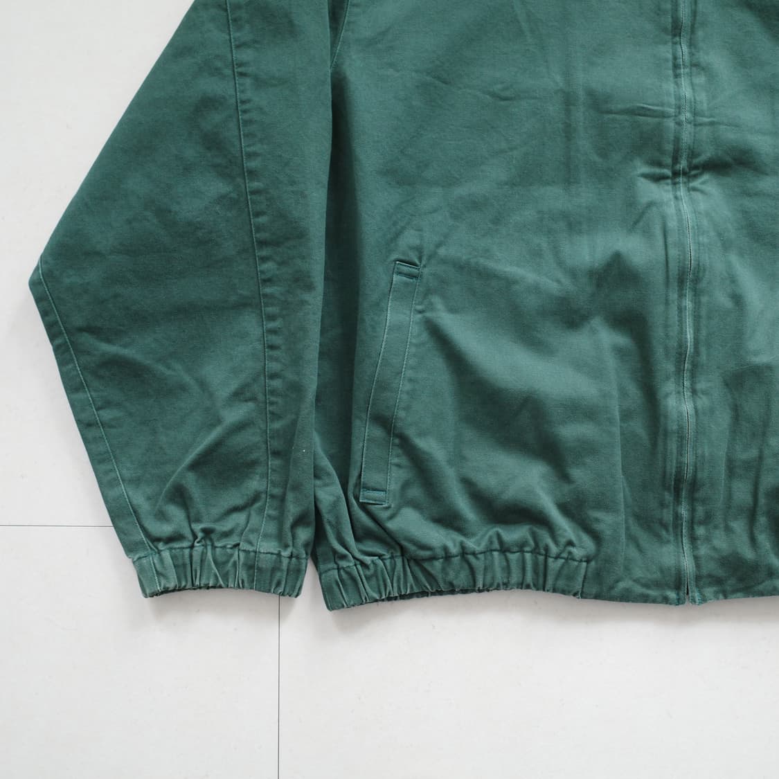 90s 랜즈엔드 빈티지 헤링턴 봄버 워크 자켓 XL (그린) 상품이미지4