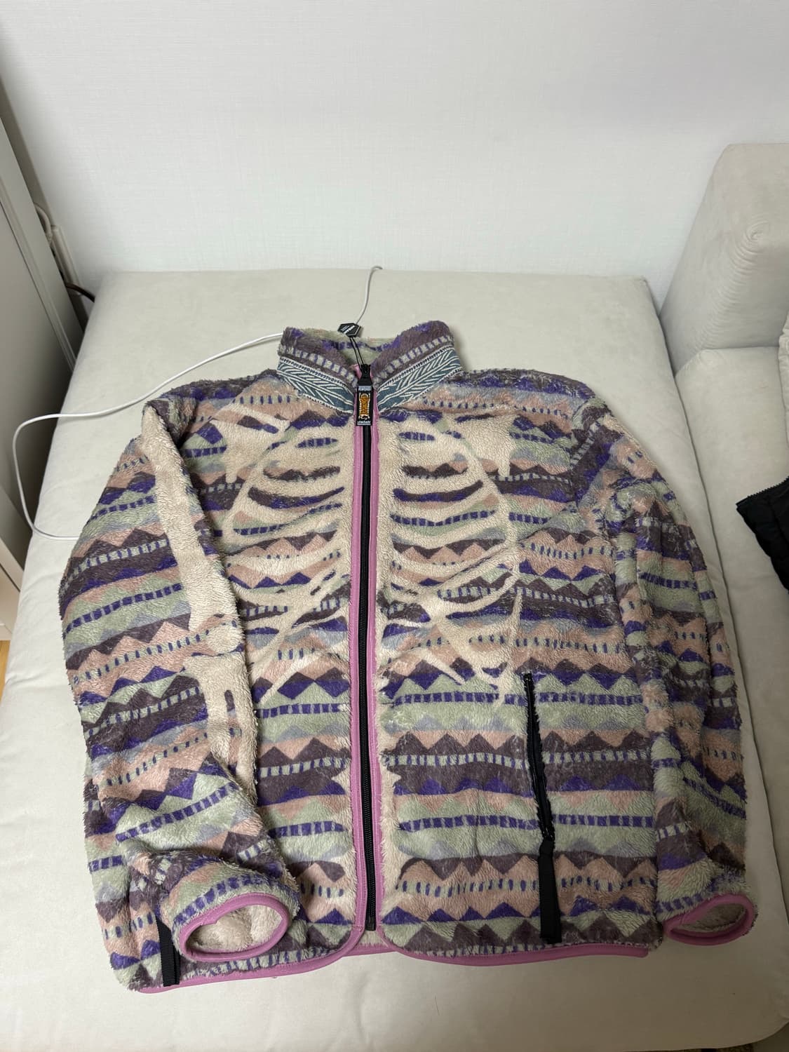 캐피탈 본 후리스 퍼플 상품이미지1