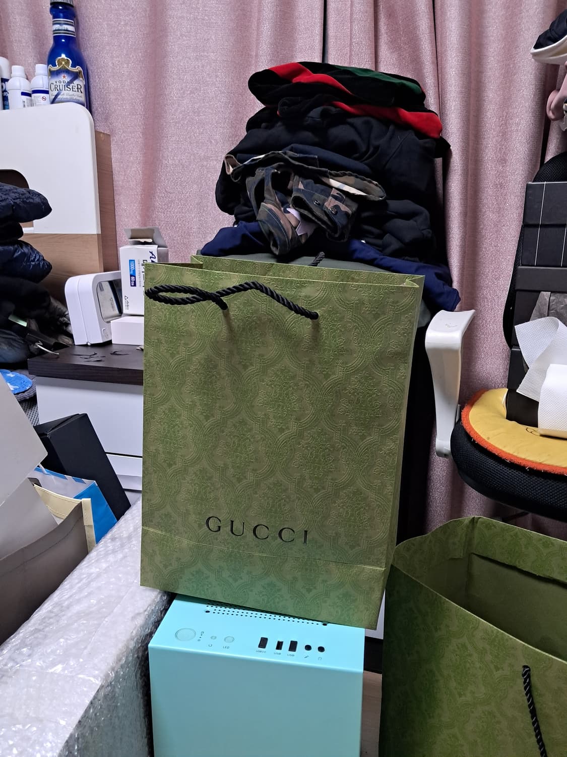 구찌 아디다스 콜라보 가디건 새제품 상품이미지7