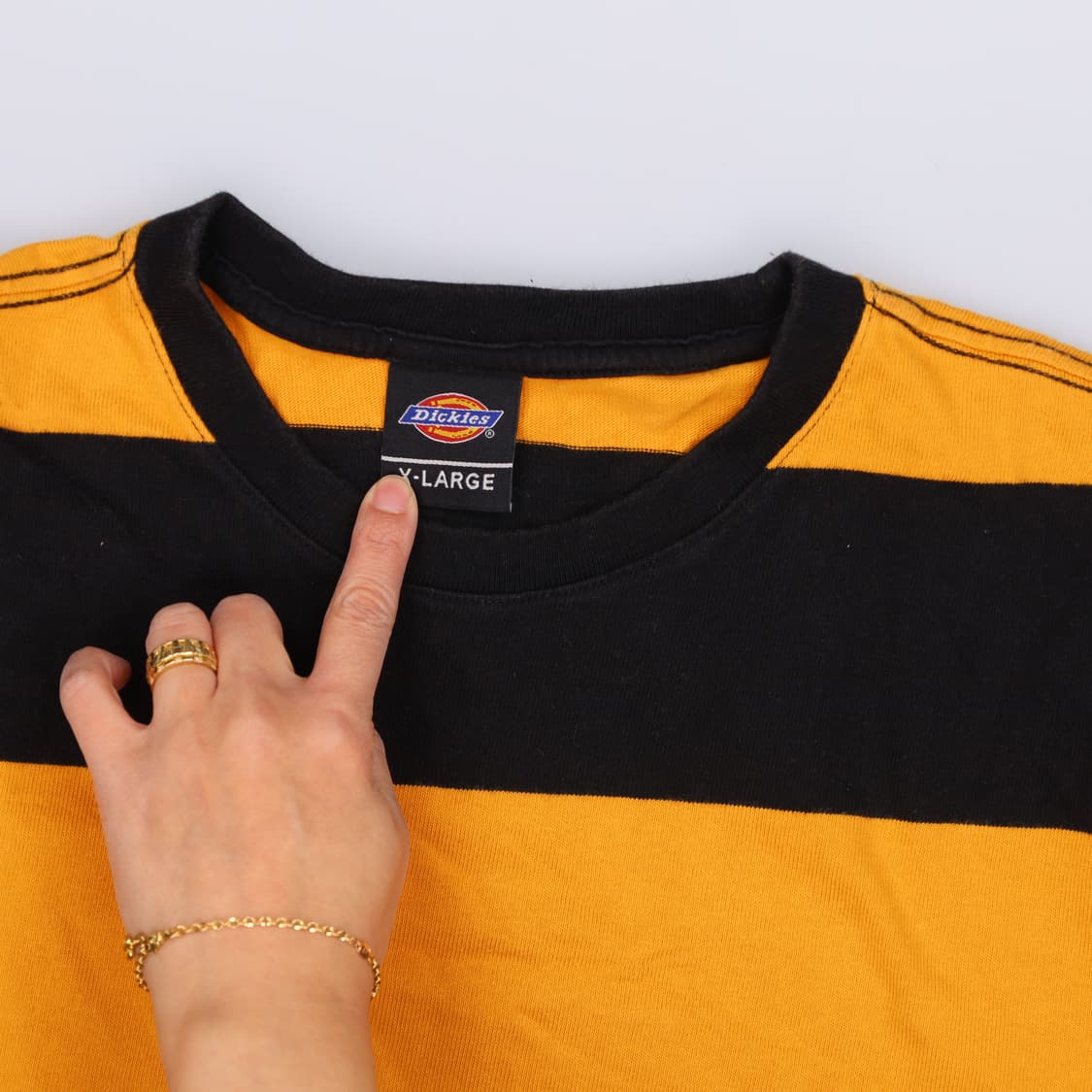 XL 디키즈 스트라이프 반팔티 0304H1 상품이미지3