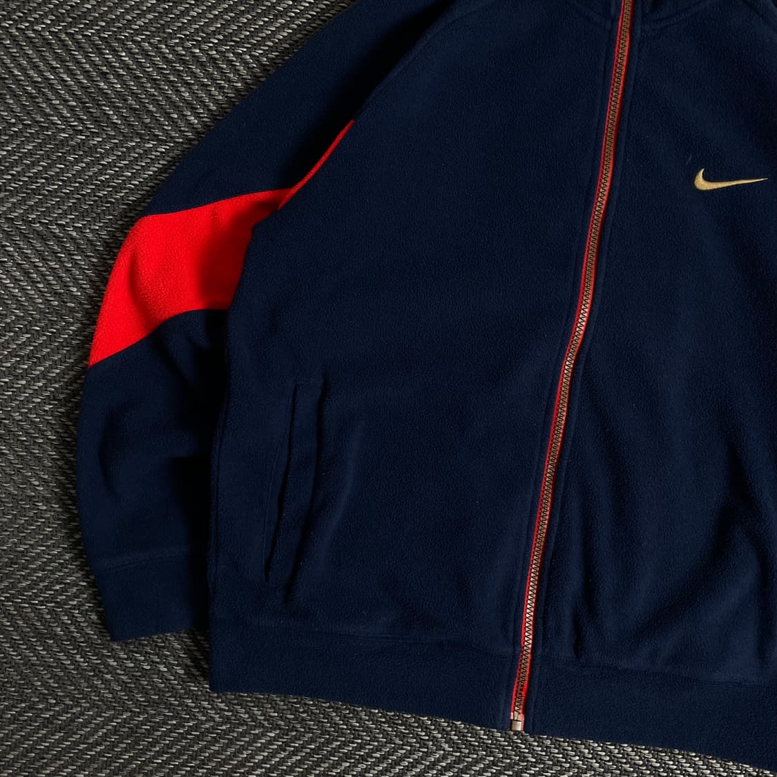 00s 나이키 빅로고 올드스쿨 후리스 자켓o 3158 상품이미지3