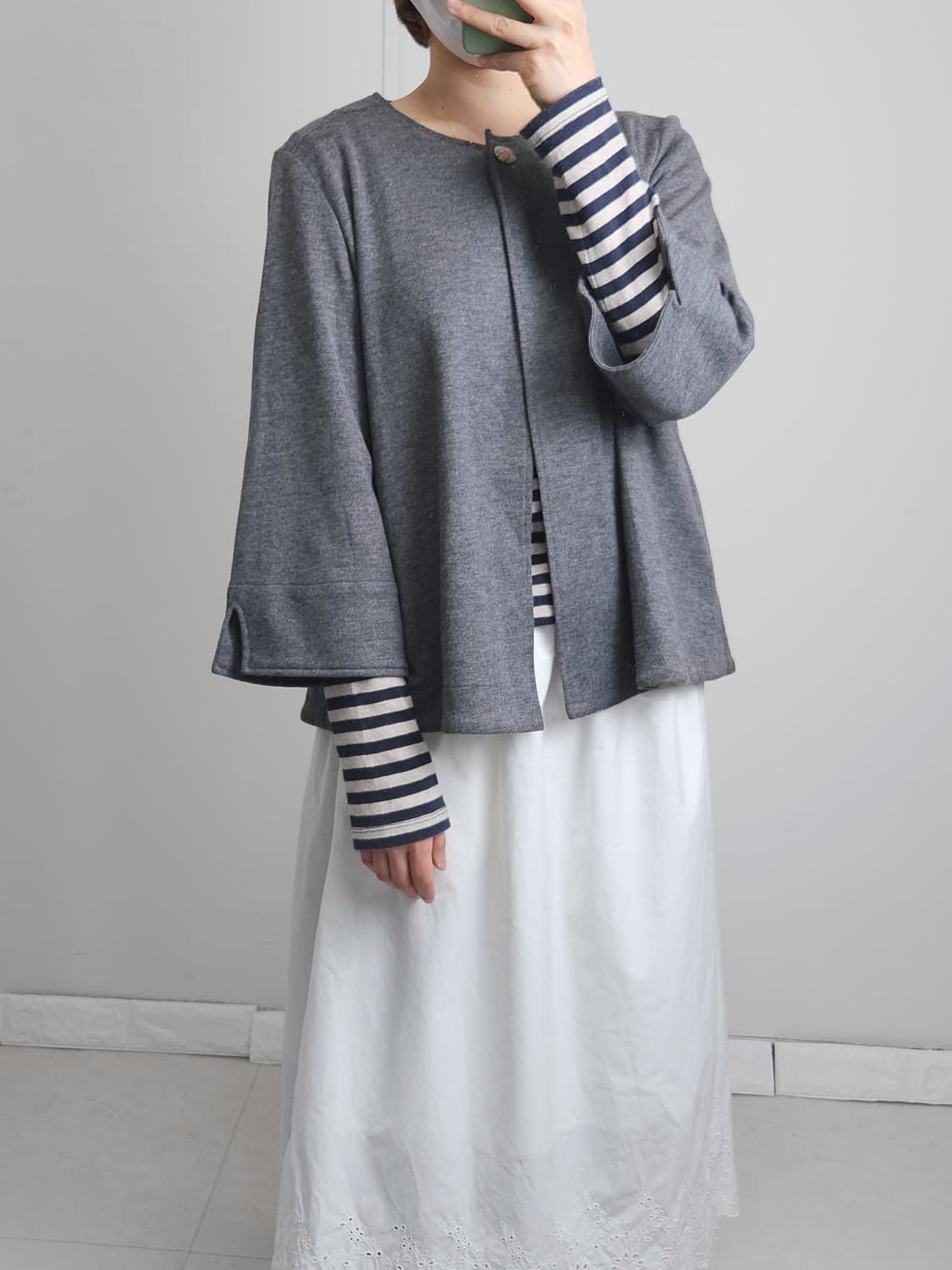 원버튼 자켓 상품이미지5