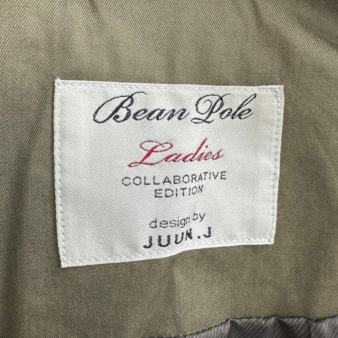 100 준지 X 빈폴 레이디스 여자 더블카라 트렌치코트 상품이미지5