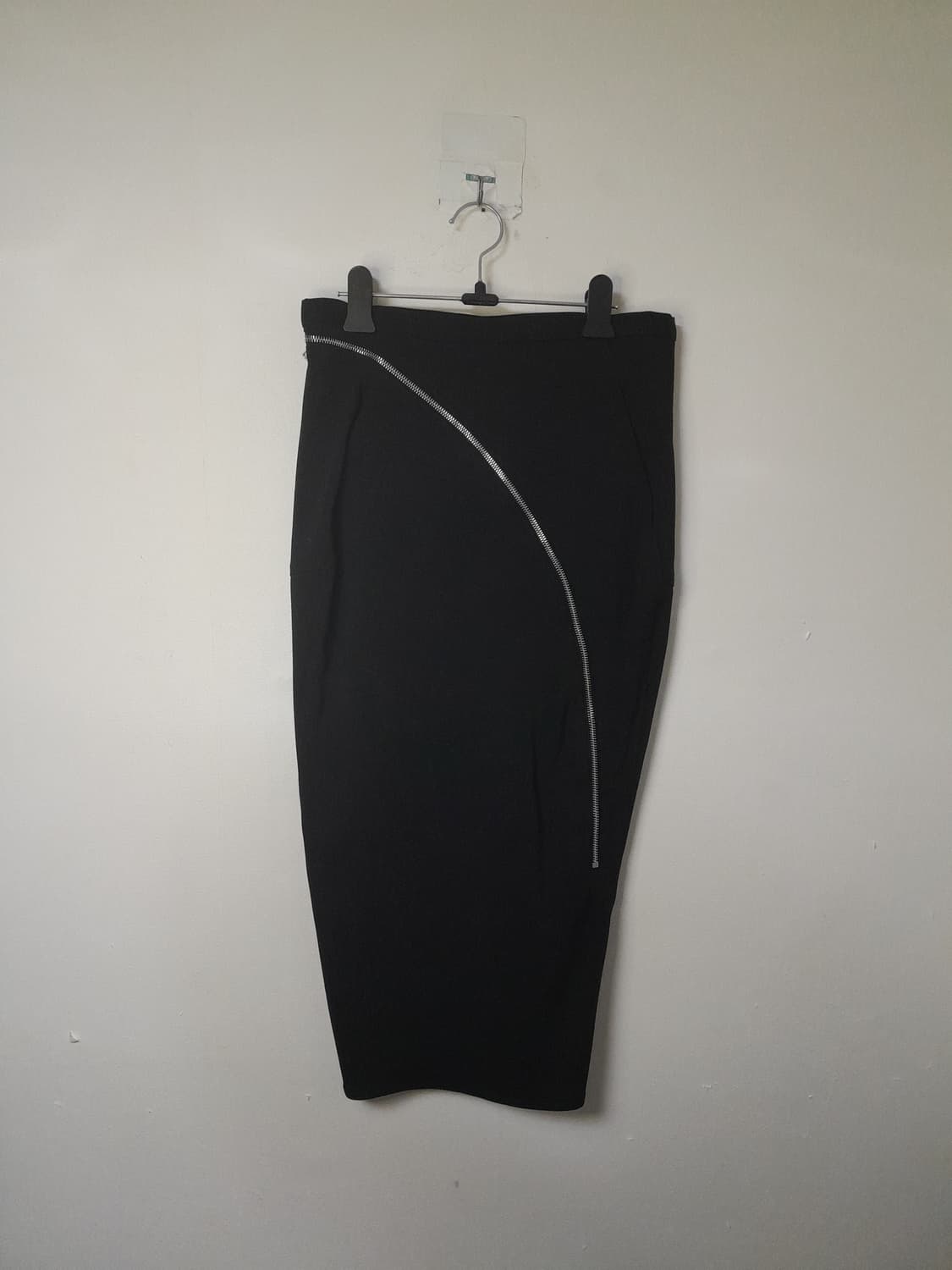 릭오웬스 울실크 지퍼 Aircut 스커트 38 상품이미지2