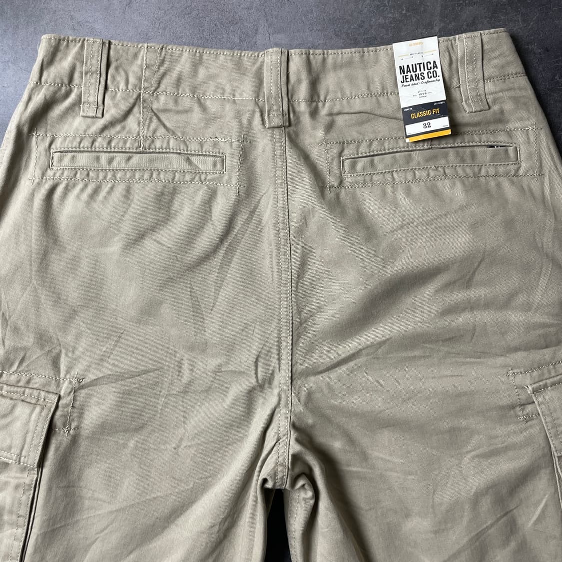 NAUTICA 노티카 빈티지 베이지 카고 하프 팬츠 A00658 상품이미지6