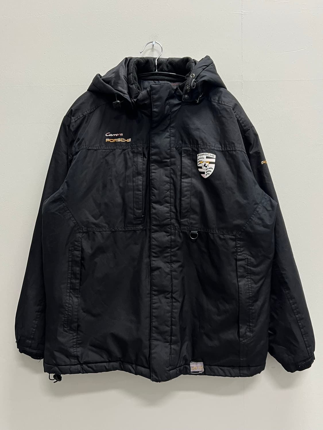 포르쉐 기모 바람막이 자켓 블랙 상품이미지2