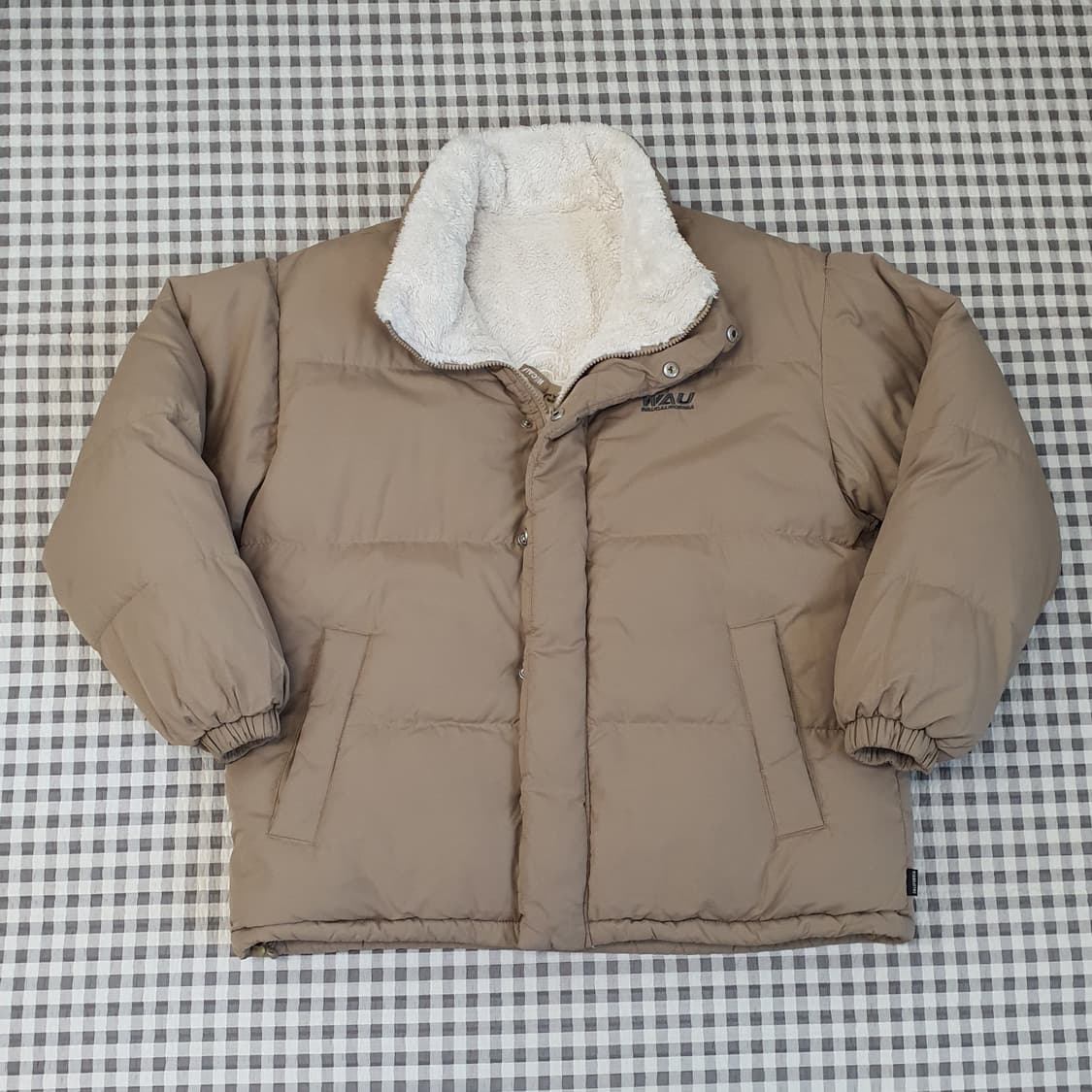 후아유 오리털 양면 점퍼 남자95~100 상품이미지1