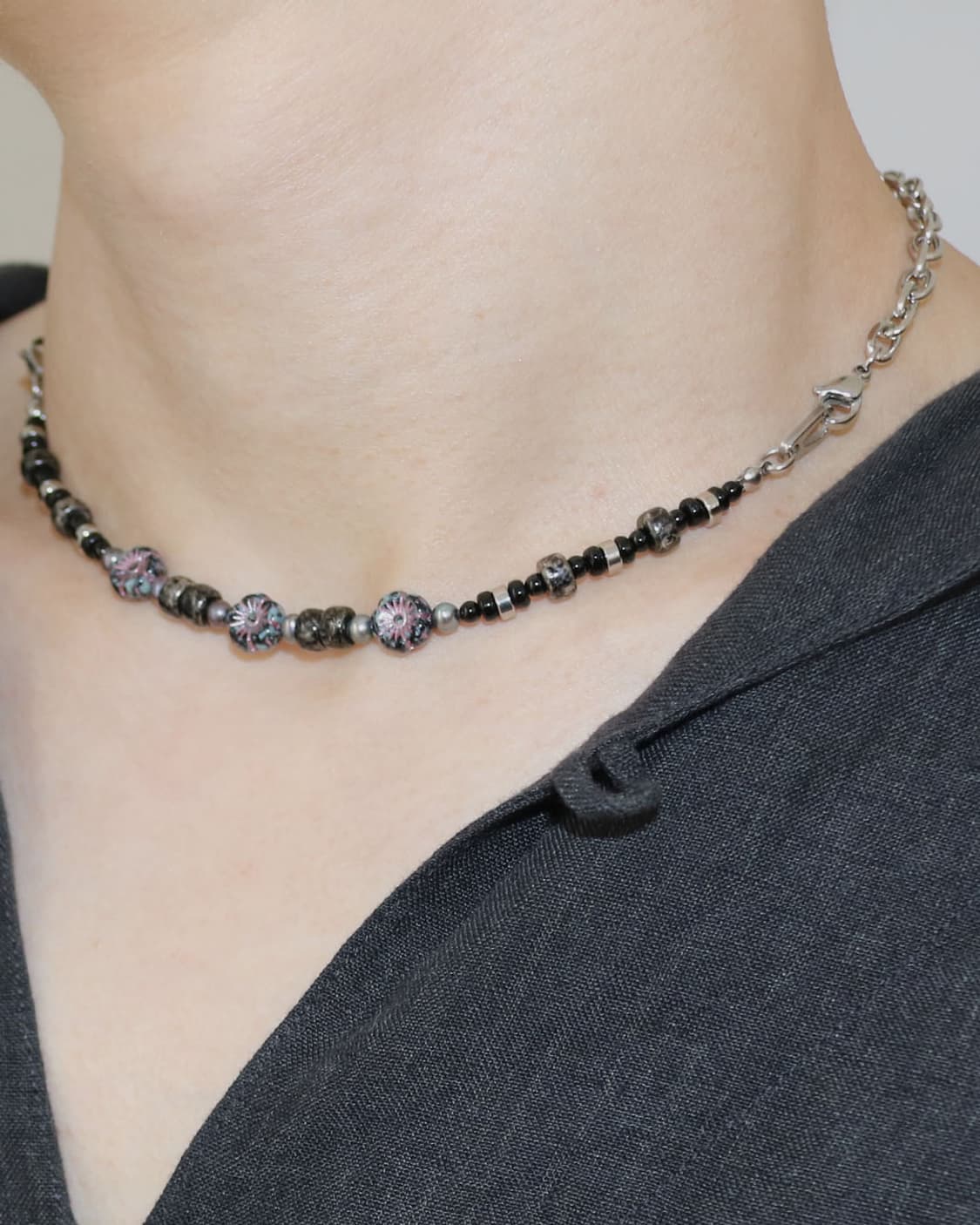 시그니처 체인징 목걸이 (v / black ver) 상품이미지6