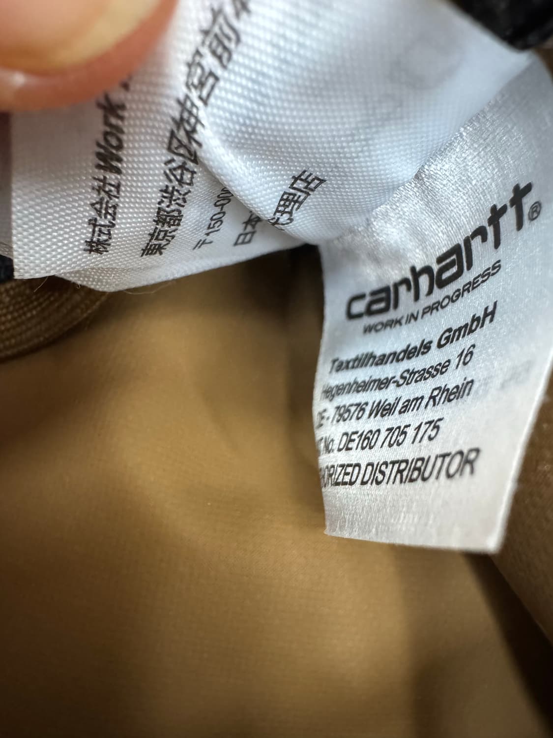 Carhartt 브라운 캔버스 크로스 메신저백 상품이미지10