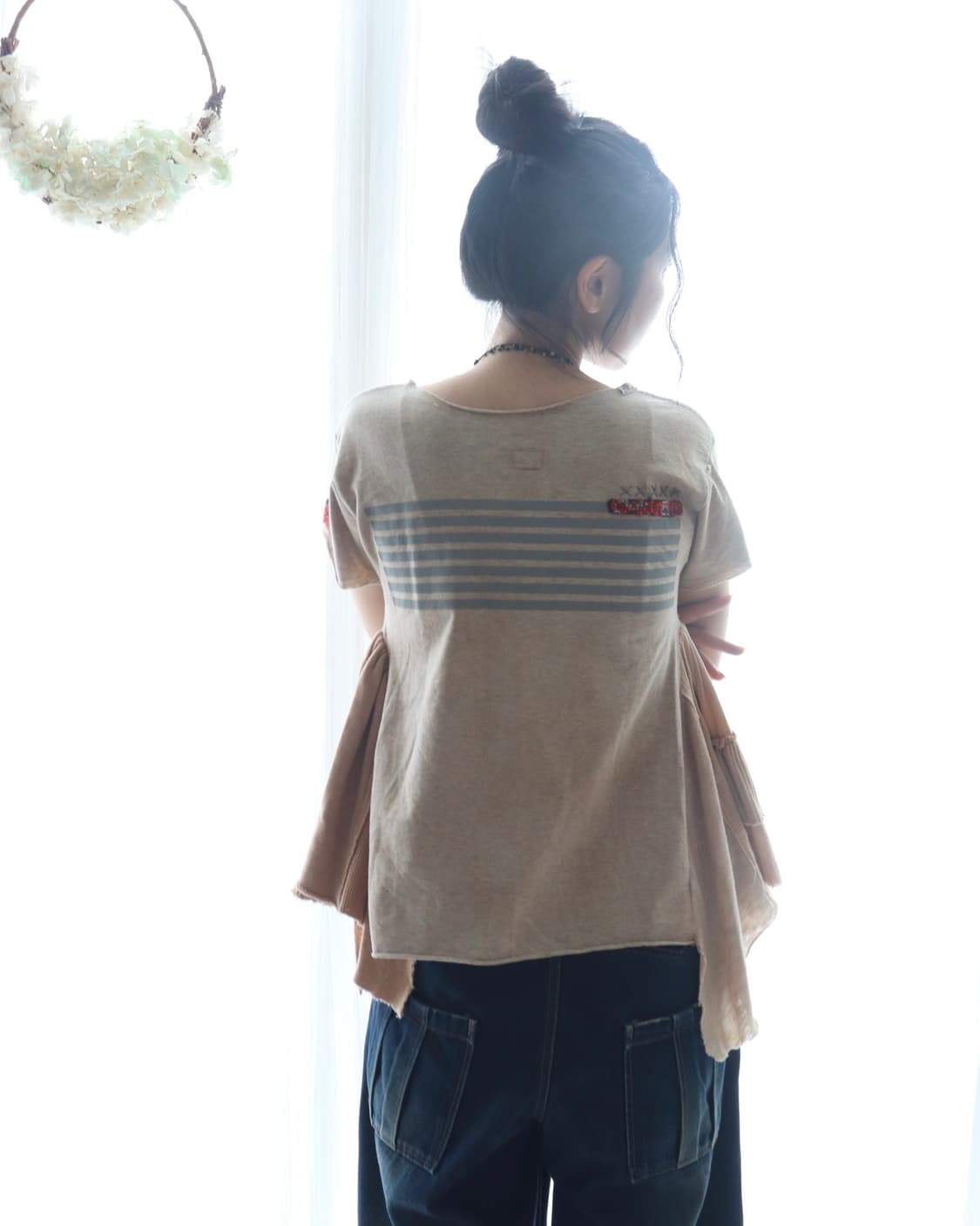 [Beams Boy] Rework College Frill T-Shirt 상품이미지6