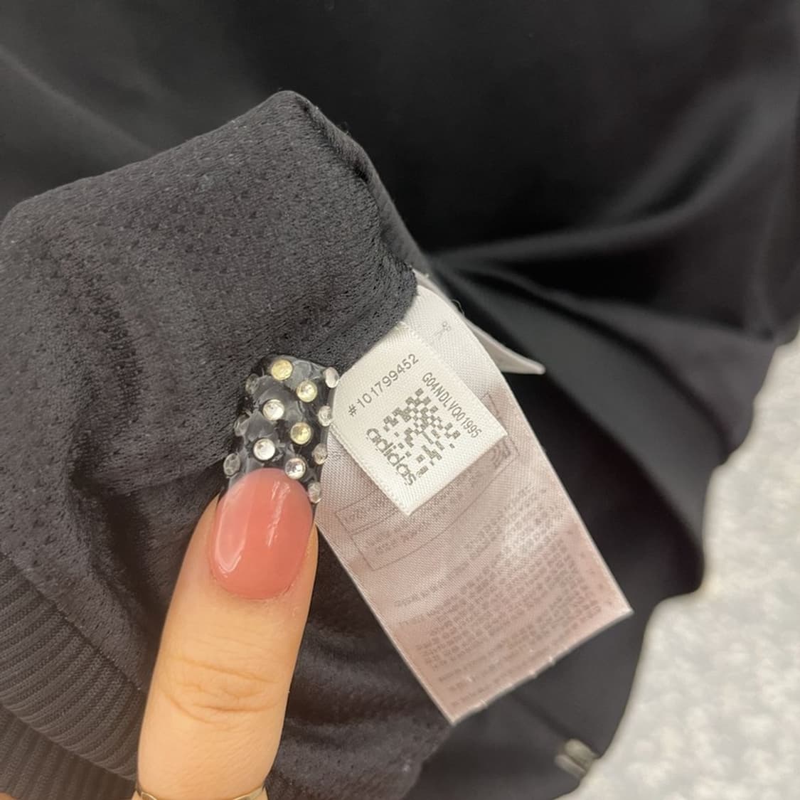 아디다스 유로파 슈퍼걸 락시크 올블랙 져지 집업 90 C10493 상품이미지7