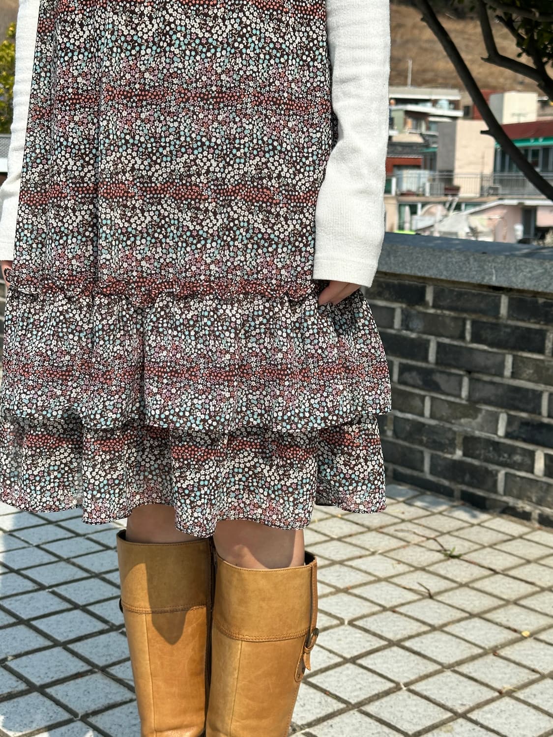 플라워 패턴 원피스 상품이미지2