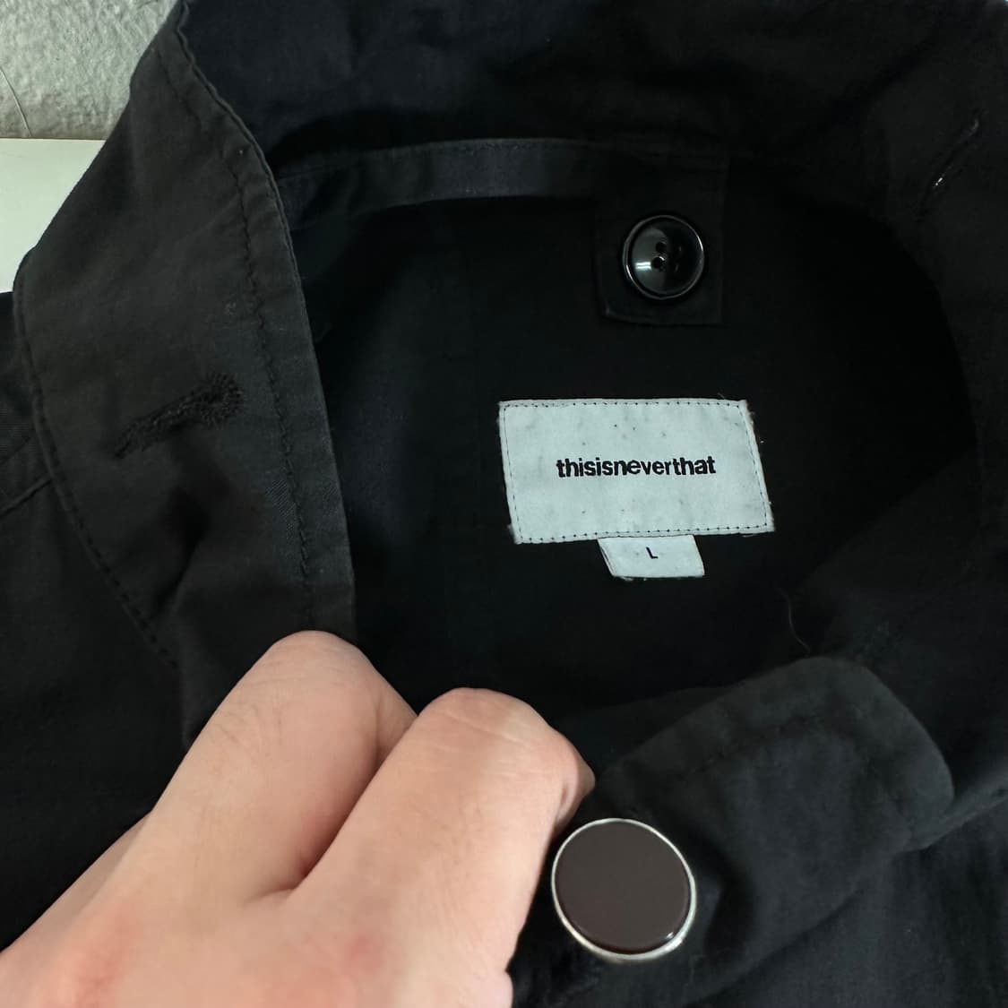 L-XL 디네댓 블랙 오버핏 M65 피쉬테일 야상자켓 상품이미지6