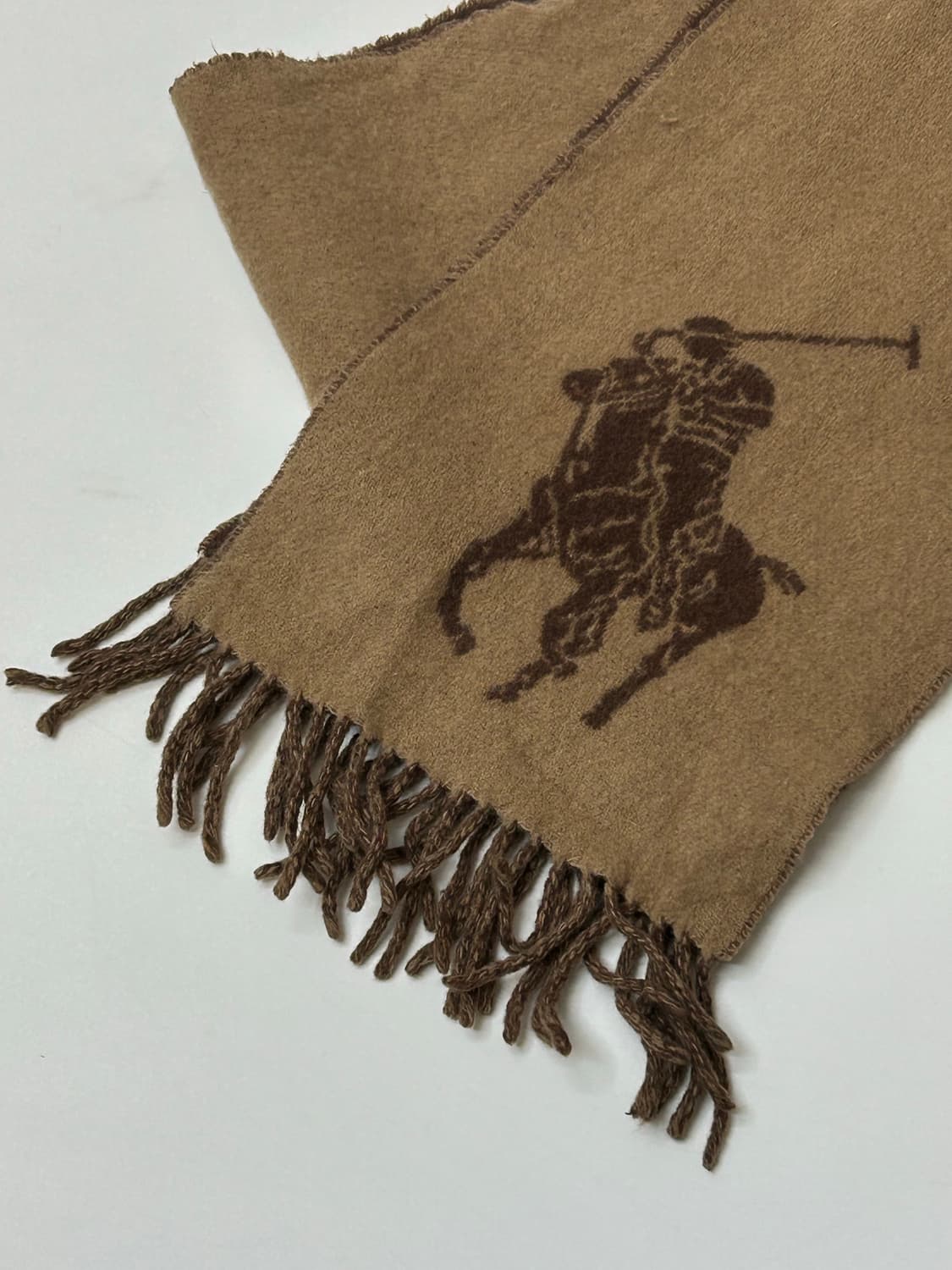 Polo 폴로 랄프로렌 브라운 머플러   상품이미지1