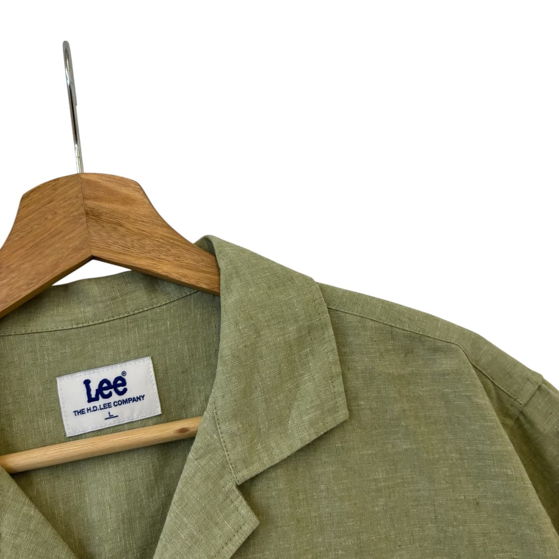 Lee 오픈 카라 린넨 셔츠 상품이미지3