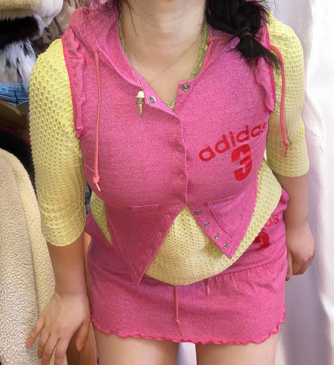 아디다스 레이스 프릴 셋업 상품이미지2