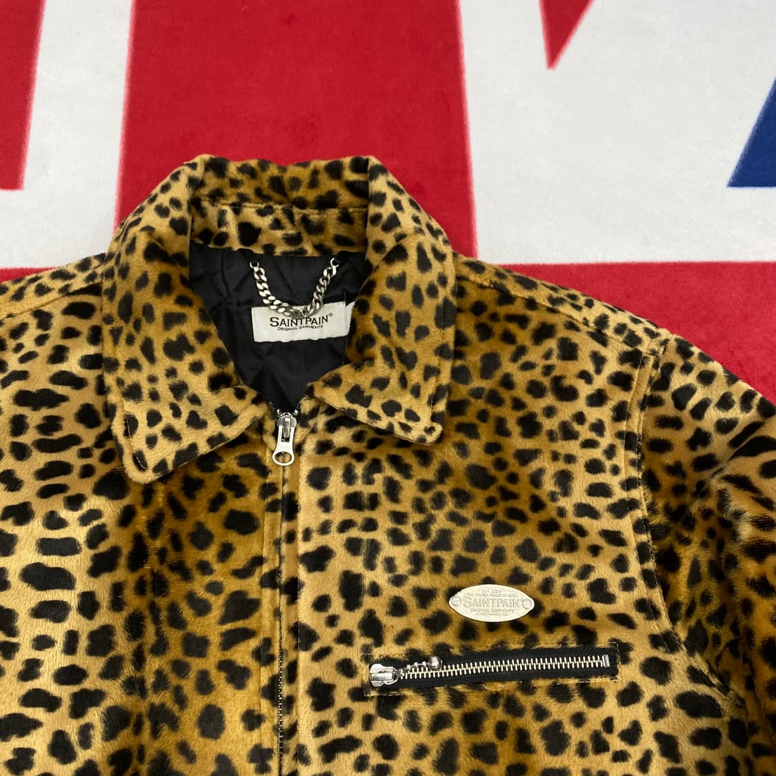 세인트페인 레오파드 퍼자켓 L 상품이미지3