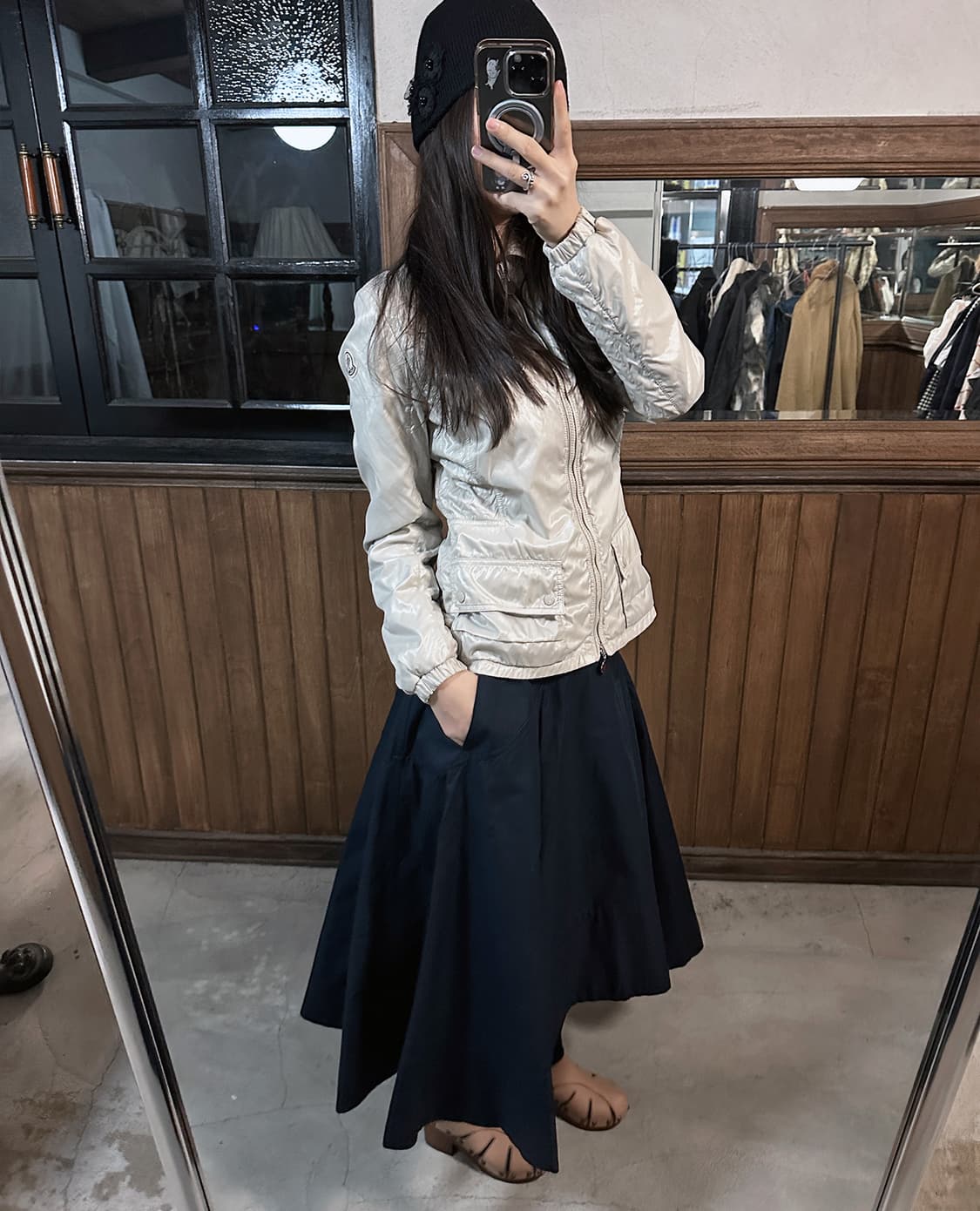 BOTTEGA VENETA 22aw cotton flare skirt 상품이미지5