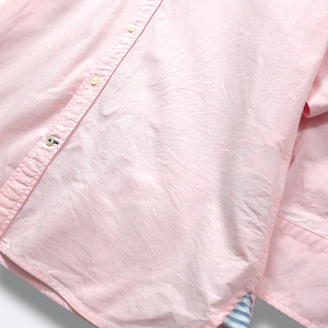 [L] 타미힐피거 핑크 오가닉 옥스포드 긴팔셔츠 상품이미지5