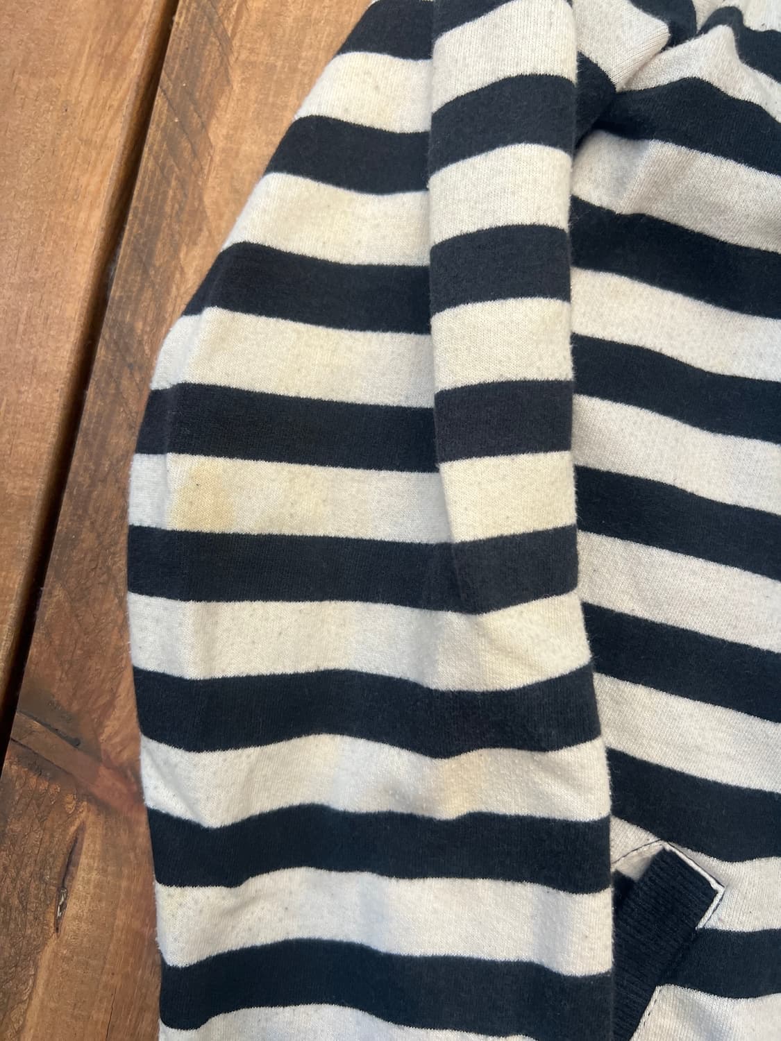 펑크 블랙 스트라이프 후드집업 상품이미지9