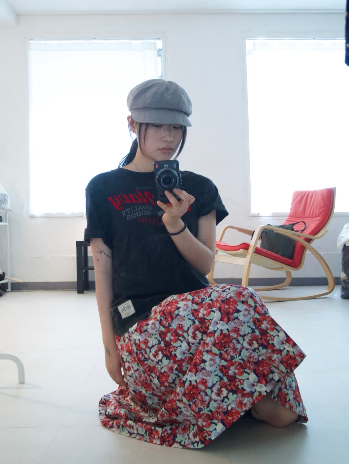 [UNTITLED] linen newsboy hat 상품이미지5