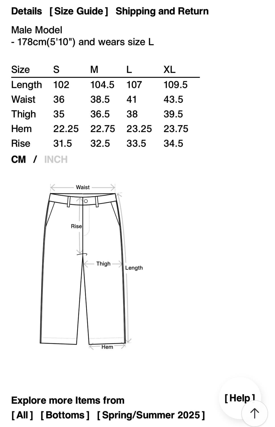 디스이즈네버댓) Cargo Pant Black M 상품이미지4