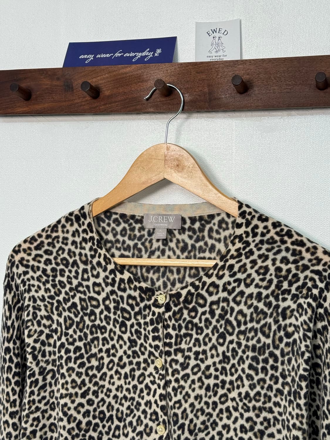 J.crew Leopard Cashmere Cardigan/N102 상품이미지2