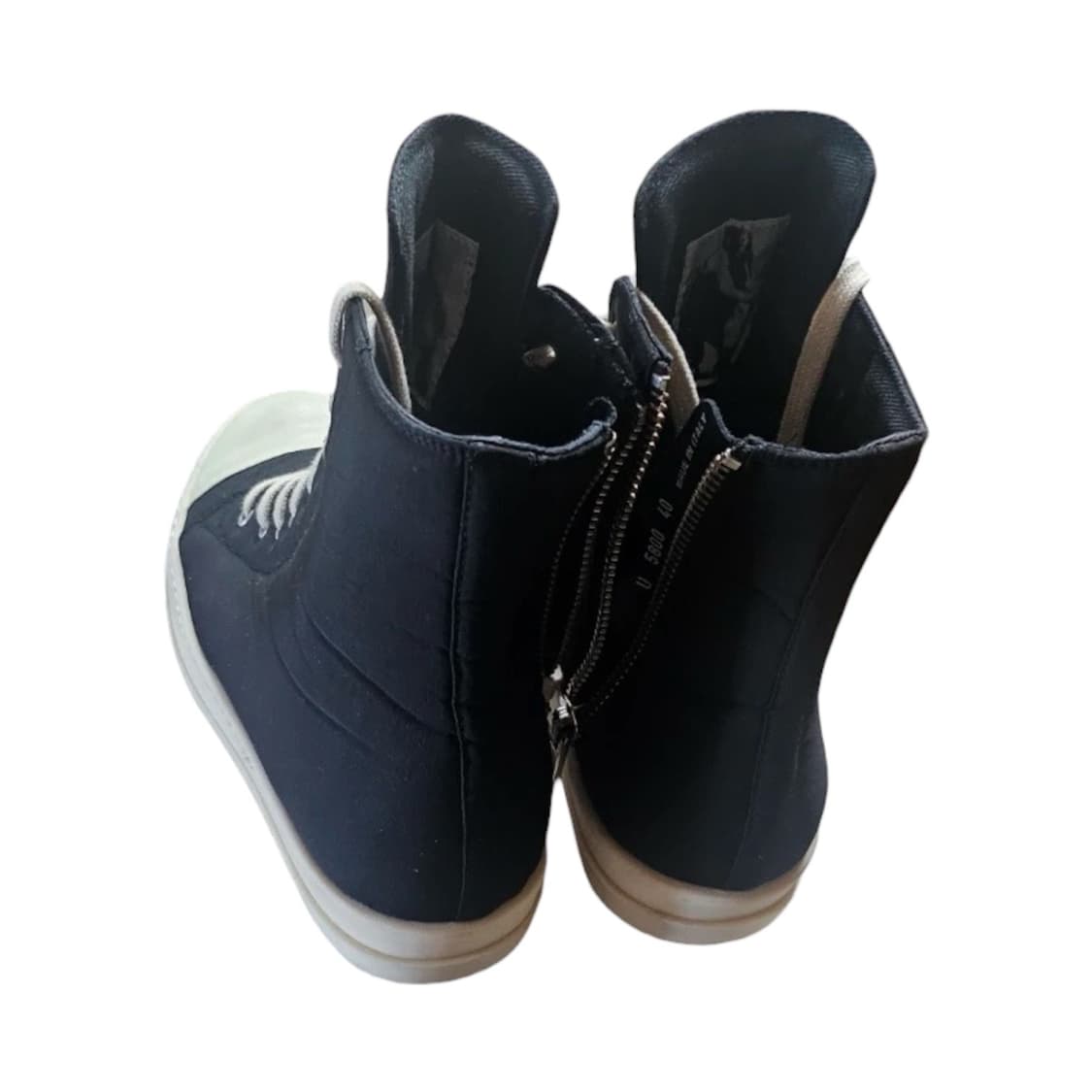 릭오웬스 블랙 하이탑 스니커즈 40 상품이미지2