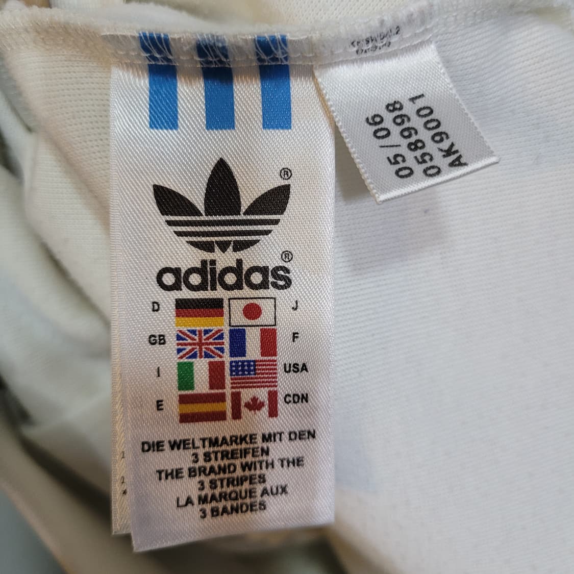 아디다스 불꽃 레터링 자수로고 Milano 대대장 져지  상품이미지8