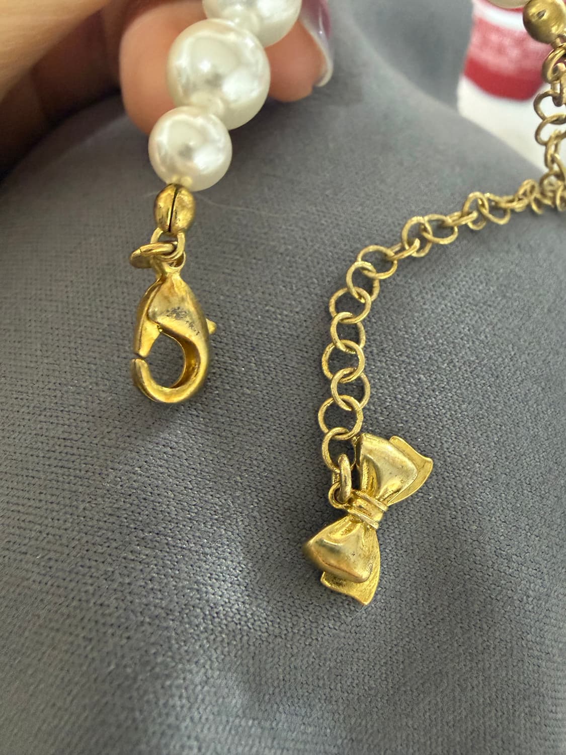 넘버링 #9701 진주리본목걸이 상품이미지4