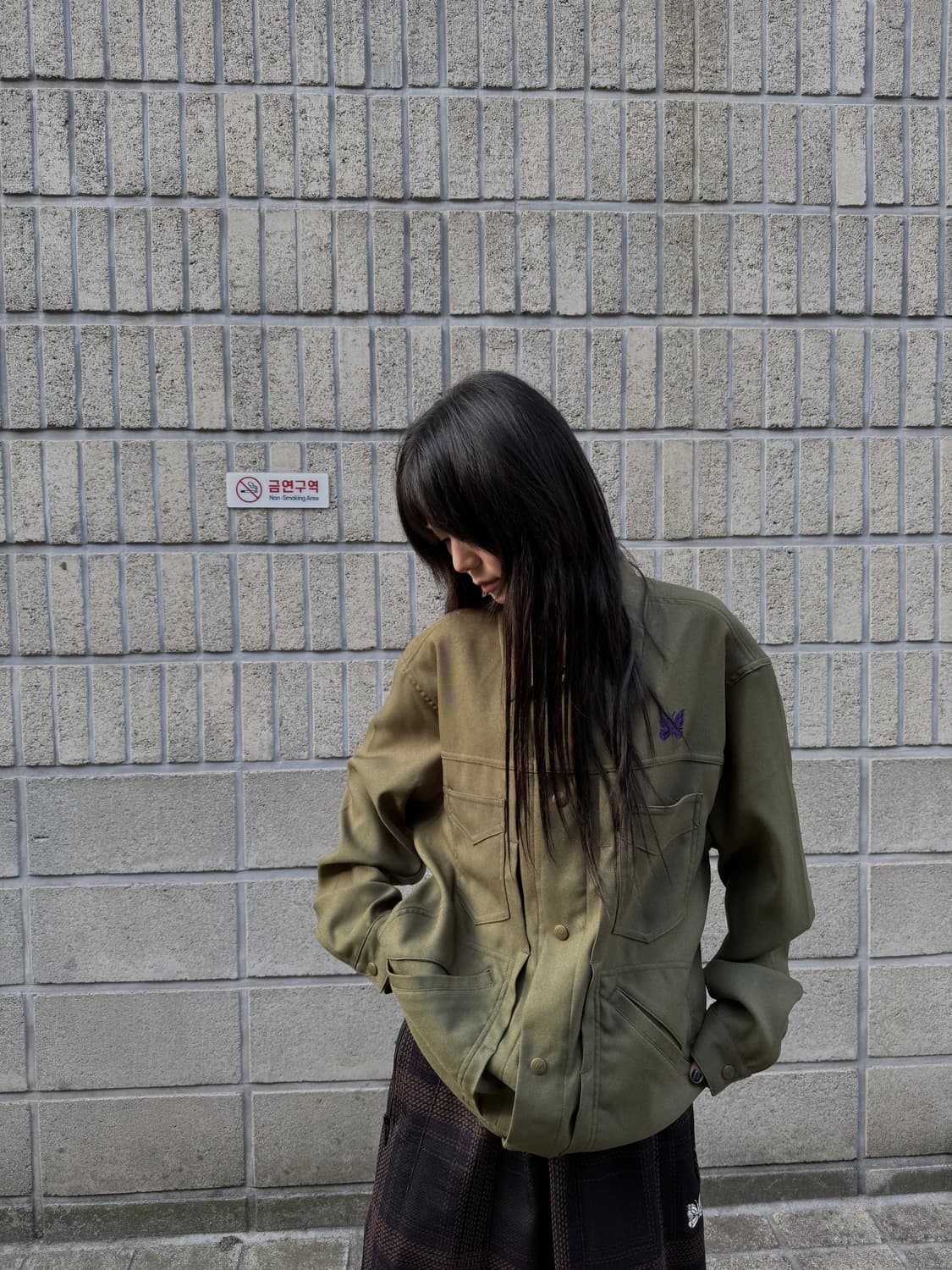 니들스 카키 페니 자켓 상품이미지5